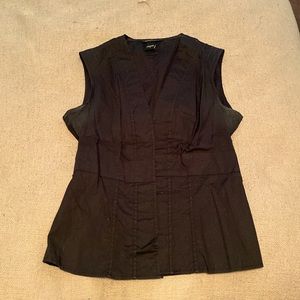 Moda, black vest, size medium